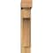 Ekena Millwork Westlake Block Rough Sawn Bracket w/ Offset Brace, Western Red Cedar, 6"W x 18"D x 30"H BKT0604X18X30WTL05RWR - alternate 3